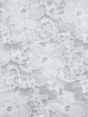 White Sheer Lace Crop Cami Top