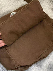 Vintage Patch Design Messenger Bag