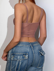 Sheer Mesh Corset Top