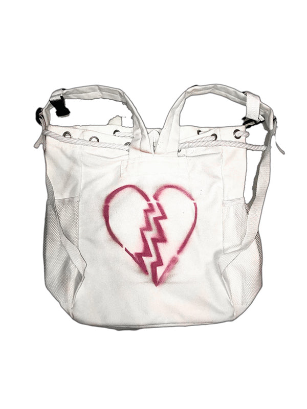 Bone Embellish Demon Crossbody Bag