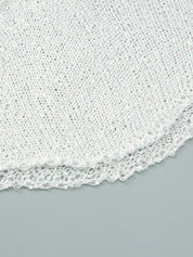 Sequin Cutout Knit Tank Top