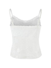 Lace See Through Cami Top