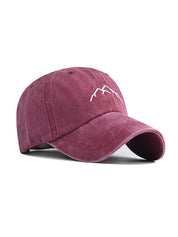 Embroidered Washed Baseball Cap