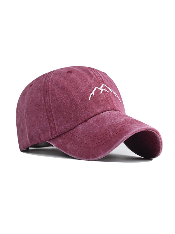 Embroidered Washed Baseball Cap