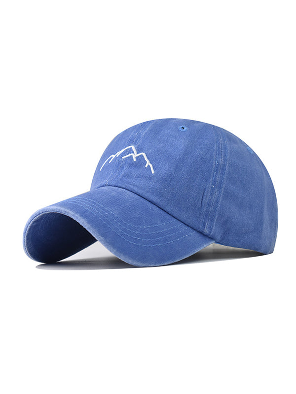 Embroidered Washed Baseball Cap