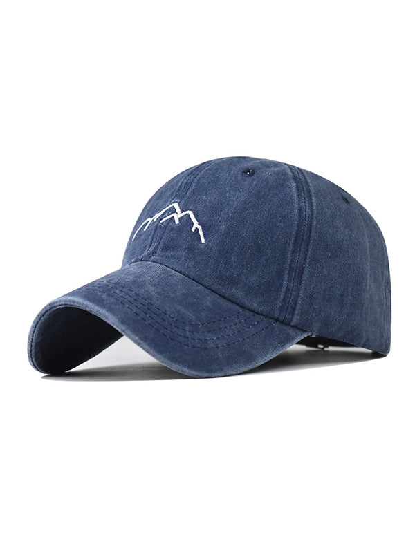 Embroidered Washed Baseball Cap