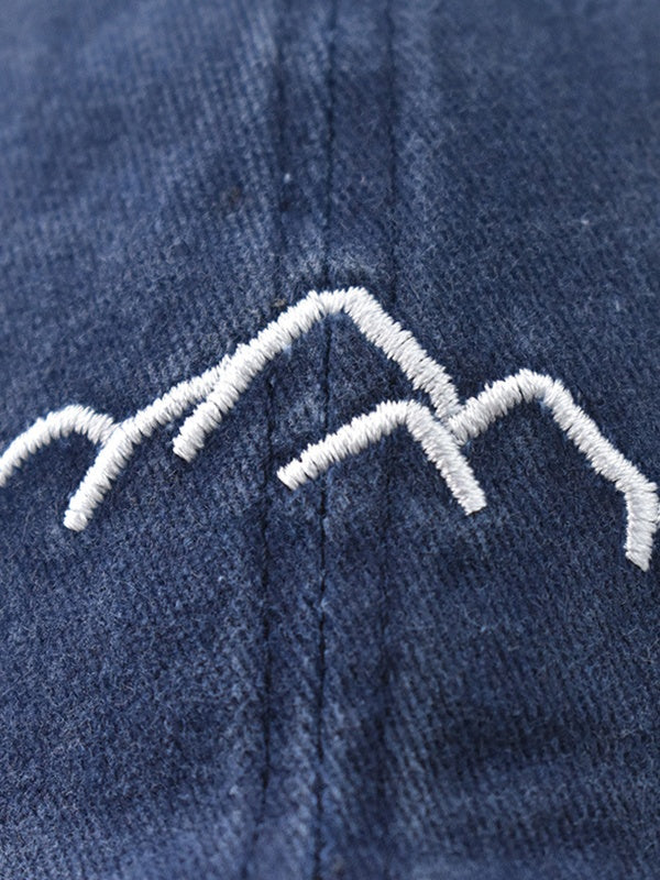 Embroidered Washed Baseball Cap