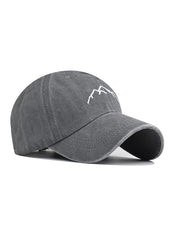 Embroidered Washed Baseball Cap
