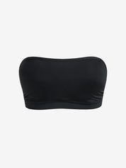 Solid Color Slim Short Bandeau Top
