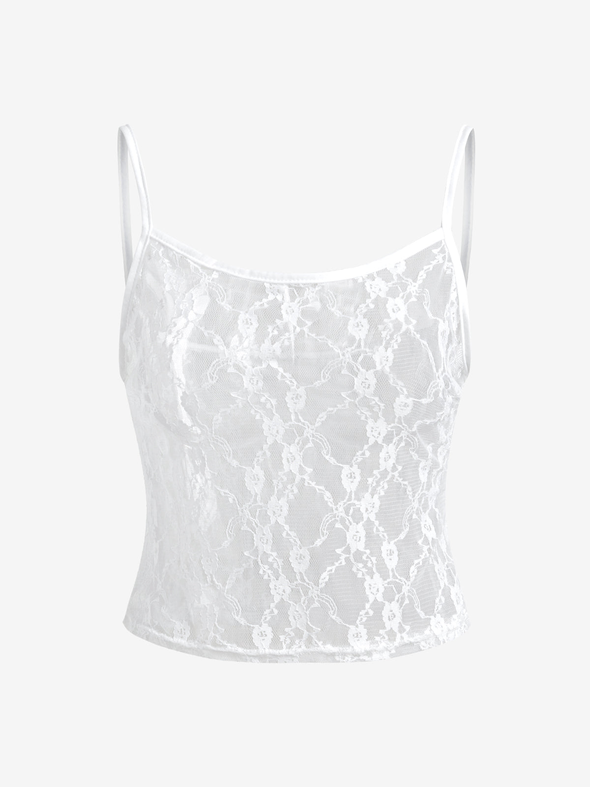 All Over Lace Slim Cami Top