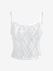 All Over Lace Slim Cami Top
