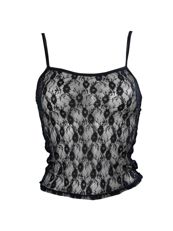 All Over Lace Slim Cami Top