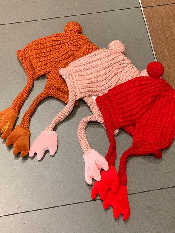 Frog Cartoon Beanie Hat