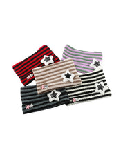 Cat Design Star Decor Beanie Hat