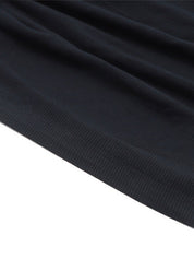 Solid Color Pleated Backless Slim Cami Top