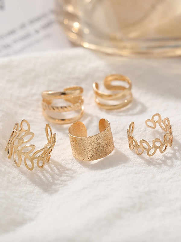 5pcs Different Simple Cuff Earring