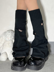 Ripped Flare Leg Warmer