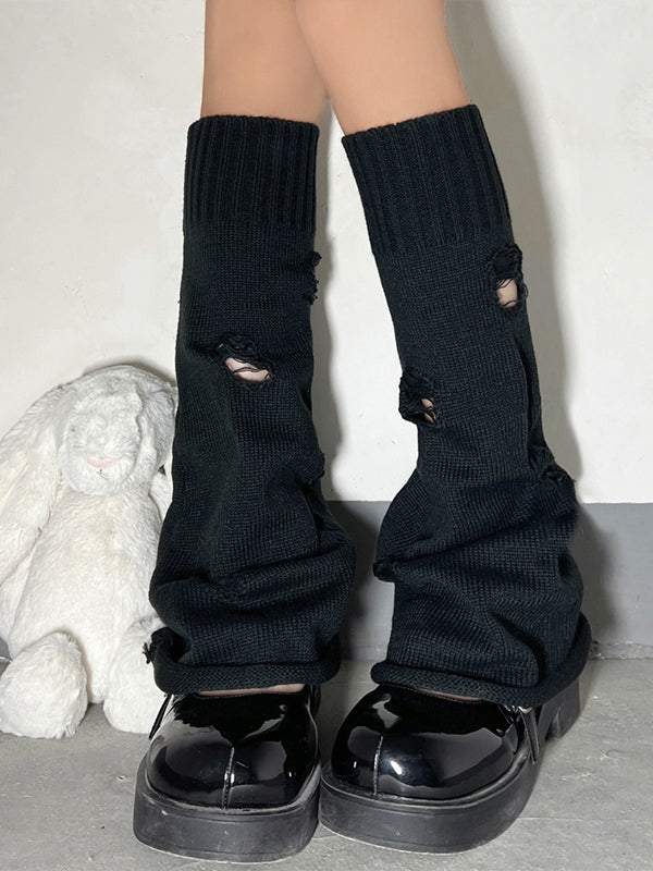 Ripped Flare Leg Warmer