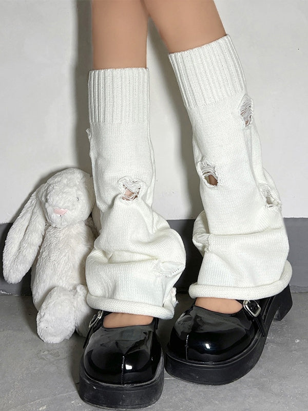 Ripped Flare Leg Warmer