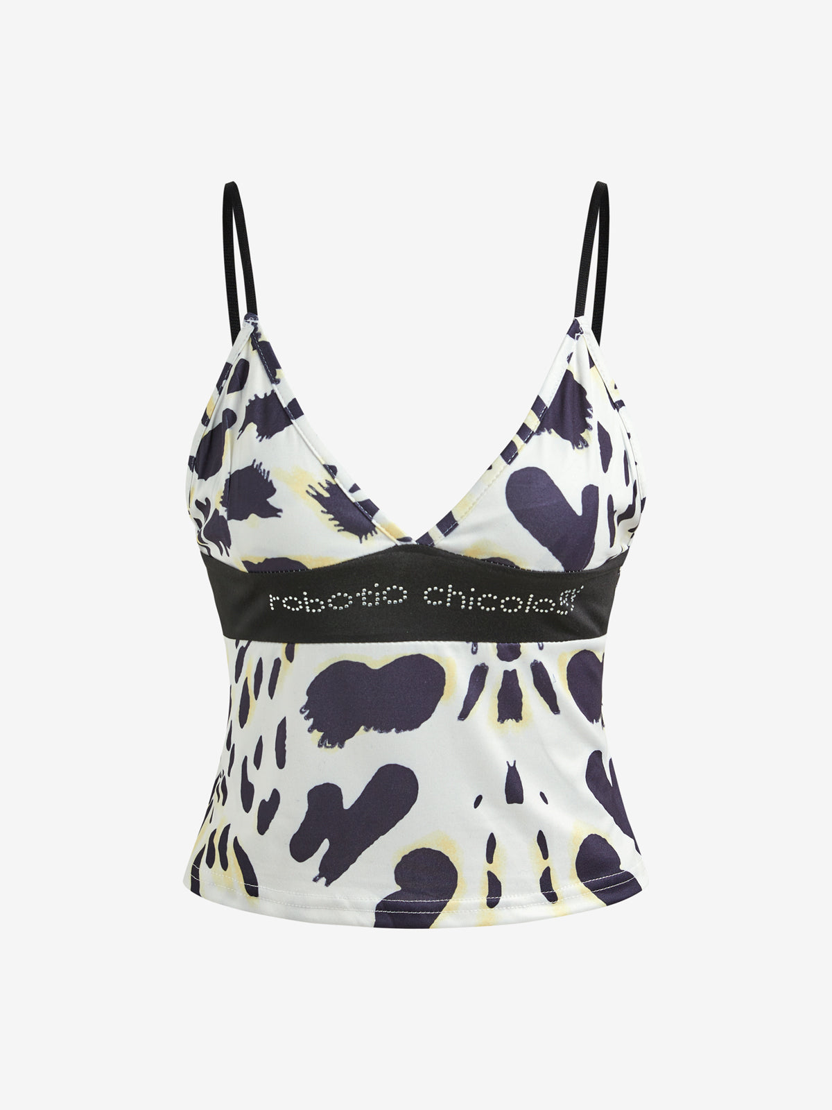 Leopard Print V Neck Cami Top