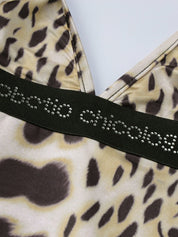 Leopard Print V Neck Cami Top