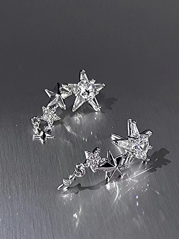 Glittering Star Decor Earring