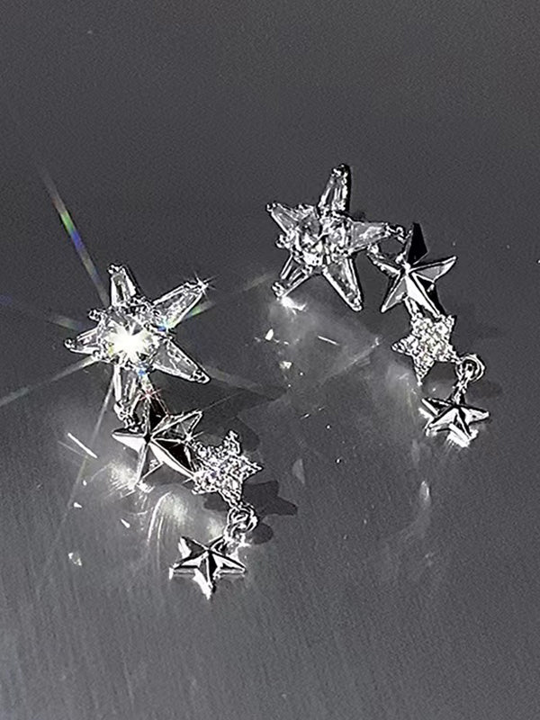 Glittering Star Decor Earring