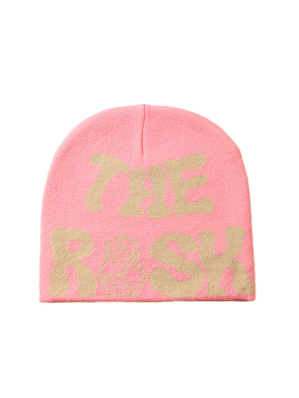 Contrast Color Letter Dice Print Beanie Hat