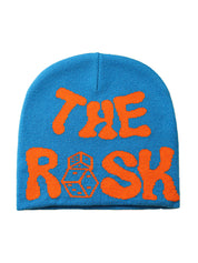 Contrast Color Letter Dice Print Beanie Hat