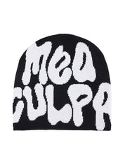 Interesting Letter Print Beanie Hat