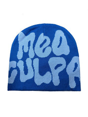 Interesting Letter Print Beanie Hat