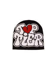 Interesting Letter Jacquard Beanie Hat
