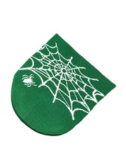 Spider Web Jacquard Warm Beanie Hat
