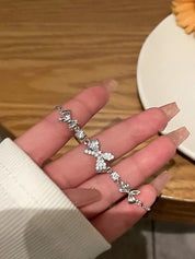 Fairycore Glittering Bow Adjustable Bracelet