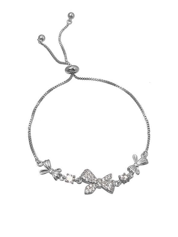 Fairycore Glittering Bow Adjustable Bracelet