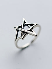 1pc Hollow Out Star Cuff Ring