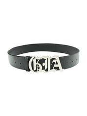 Street Metal Letter Buckle Belt