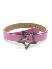 Y2K Glittering Hollow Out Star Buckle Belt