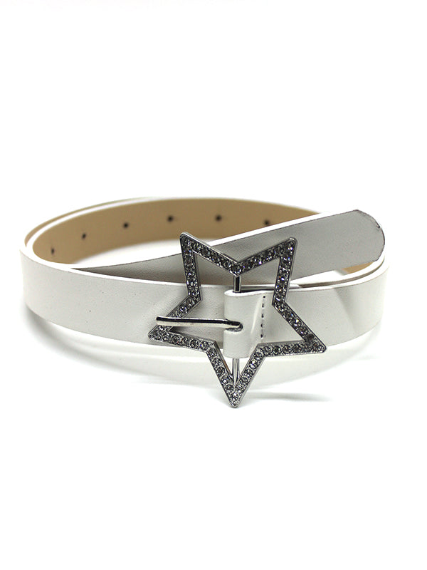 Y2K Glittering Hollow Out Star Buckle Belt