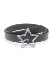 Y2K Glittering Hollow Out Star Buckle Belt