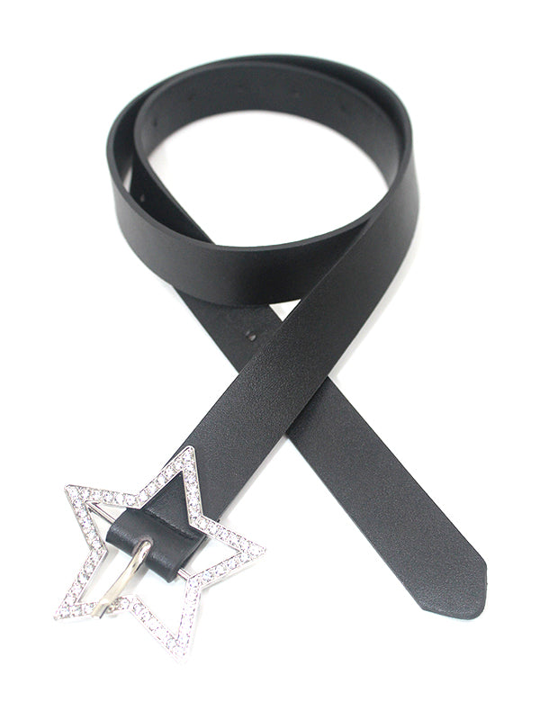 Y2K Glittering Hollow Out Star Buckle Belt