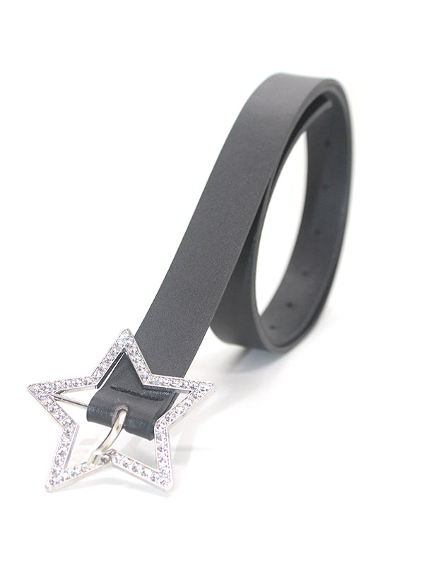 Y2K Glittering Hollow Out Star Buckle Belt