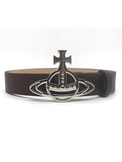 Retro Hollow Out Saturn Buckle Belt