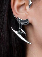 Cyberpunk No Piercing Dagger Pendant Cuff Earring