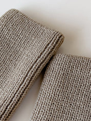 Solid Ribbed Cutout Leg Warmer