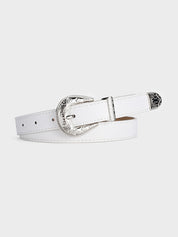 Versatile Silver Buckle Belt