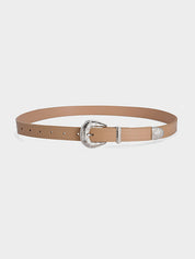 Versatile Silver Buckle Belt