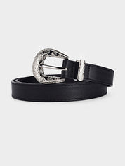 Versatile Silver Buckle Belt