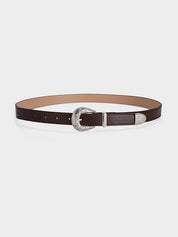 Versatile Silver Buckle Belt