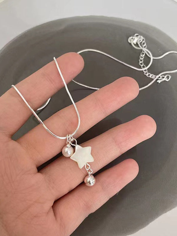 Shell Star Pendant Necklace